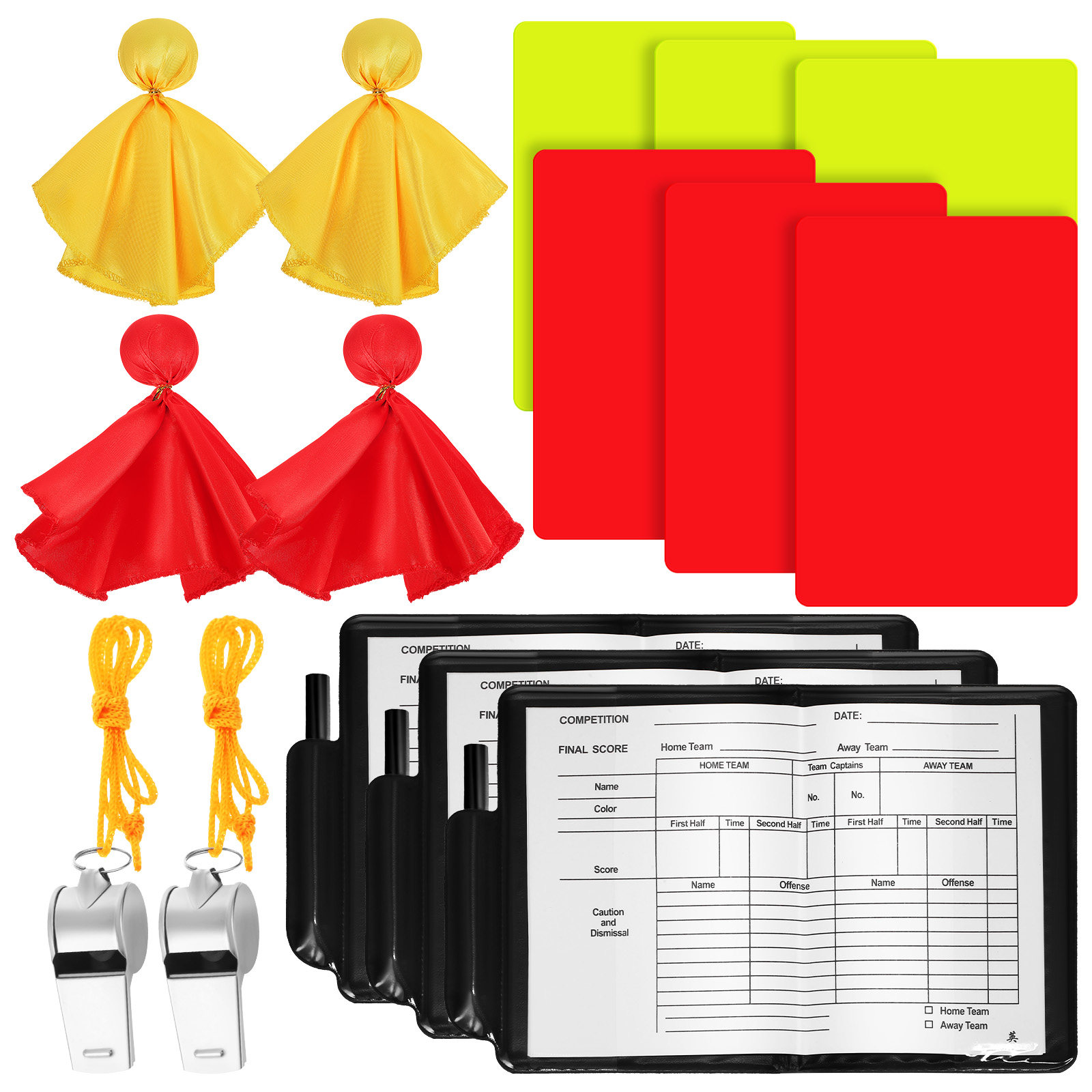 Sports Equipment Set - 1 Set Schiedsrichter-Set mit Roten und