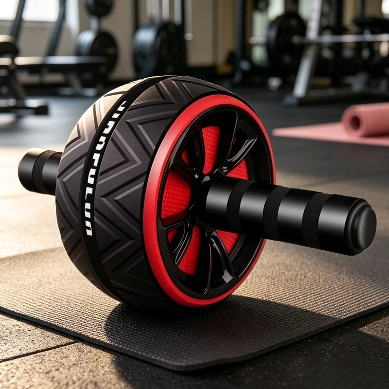 Sports Equipment Club - Rutschfestes Ab-Roller-Rad, Langlebiges Bauchmuskel-Trainingsgerät für Männer