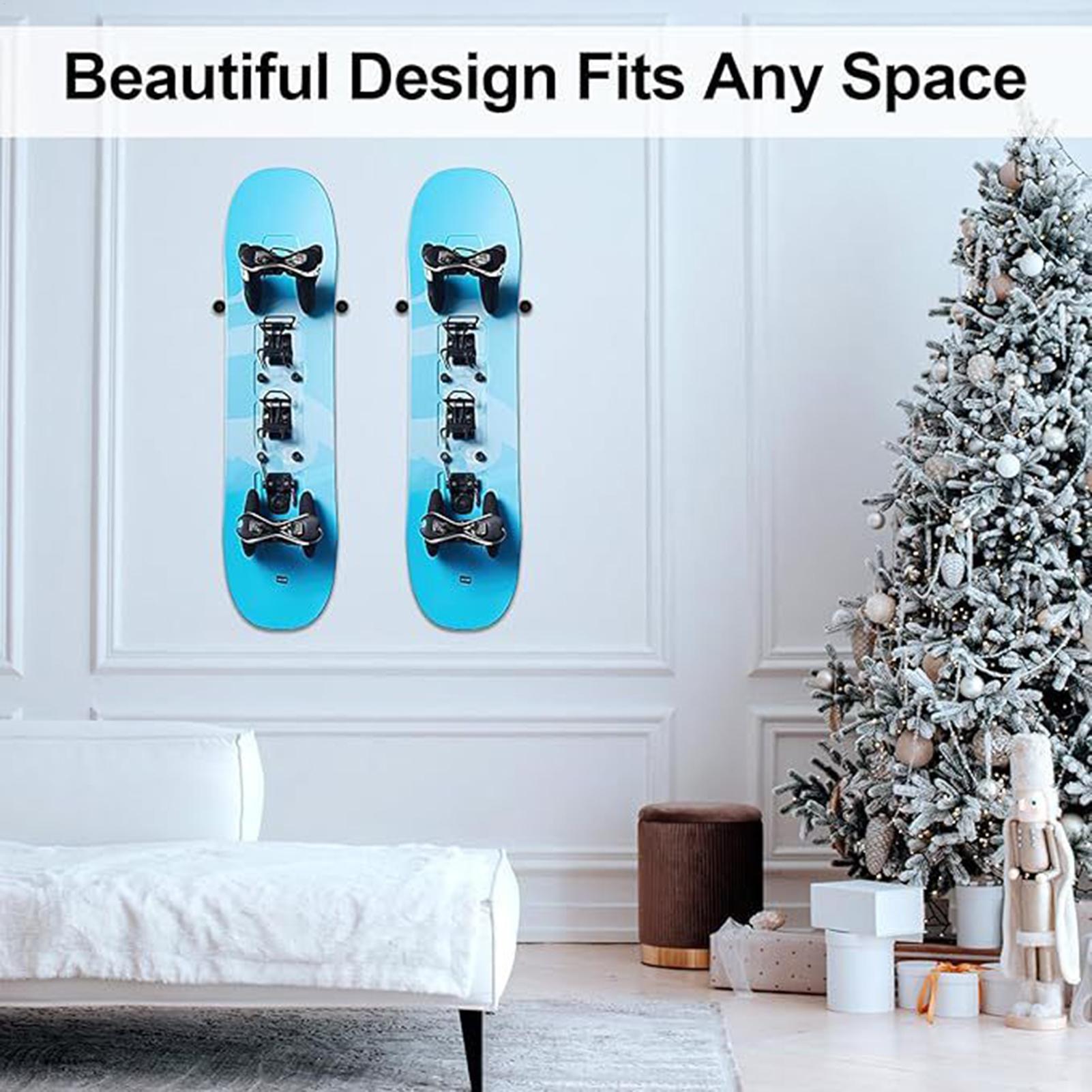 Sports Equipment Store - Snowboard-Wandhalterung, vertikaler Snowboard-Aufhänger, Ski-Aufbewahrung für Garage,
