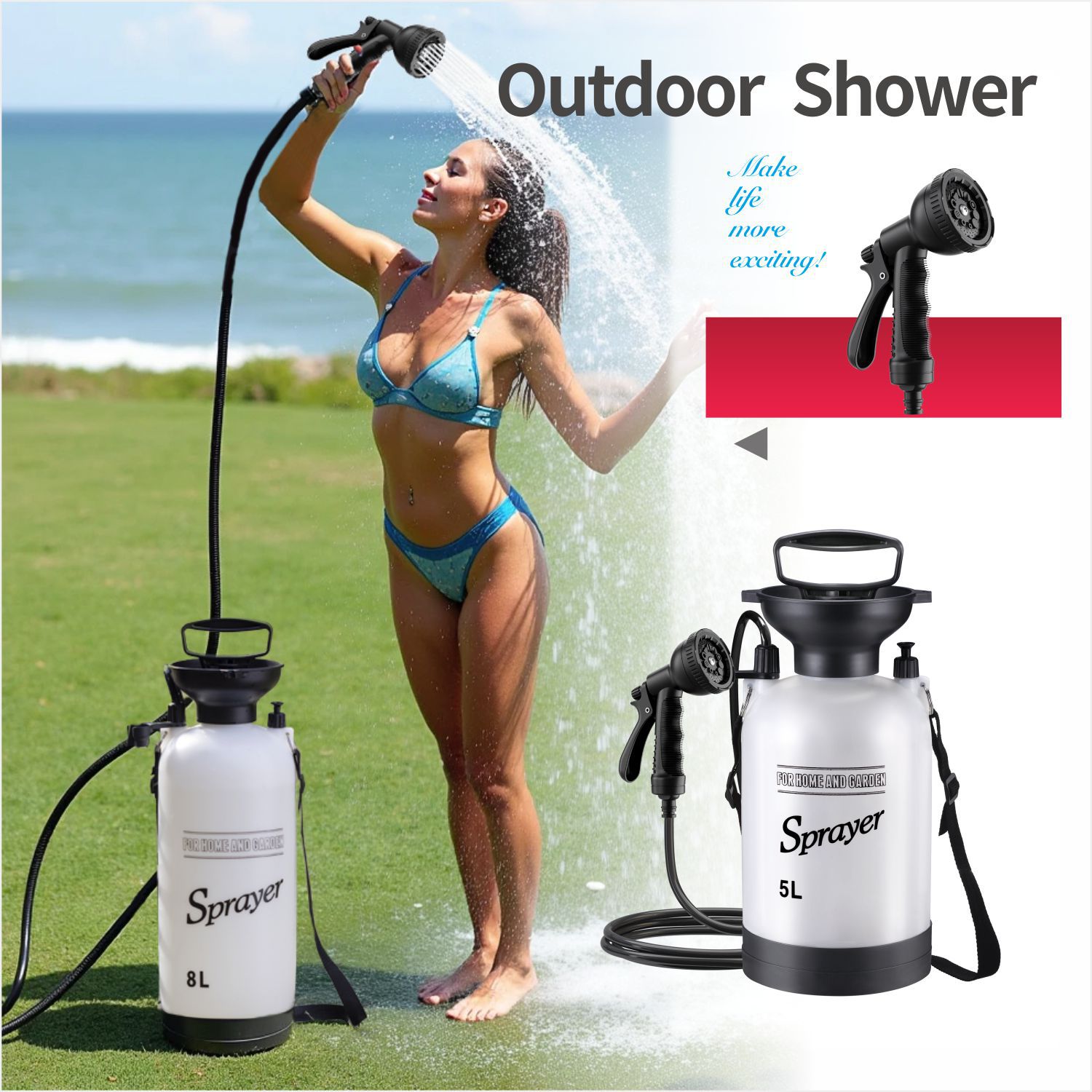 Sports Equipment Disinfectant Spray - 3/8L Handdrucksprüher Hausgarten Rasen Desinfektion Reinigungssprüher