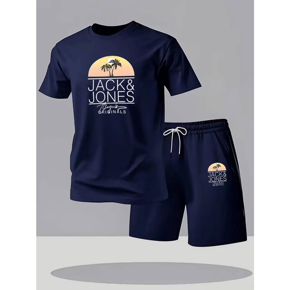 Sports Equipment Set - Herren Fitness T-Shirt Sets Atmungsaktiv Schnelltrocknend