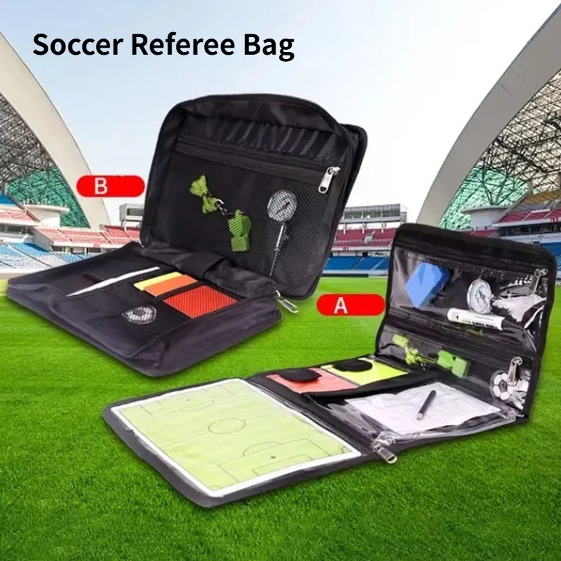 Sports Equipment Set - Fußball-Schiedsrichter-Taschenset Professionelle Fußball-Geldbörse für Schiedsrichterausrüstung Tragbares