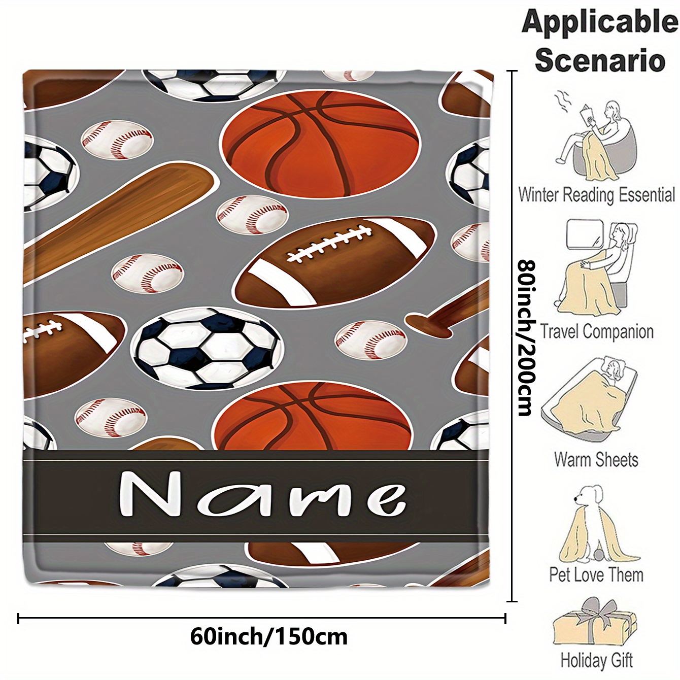 1, individuelle Namensdecke, S – Name Sports Equipment Bewertung und Preis