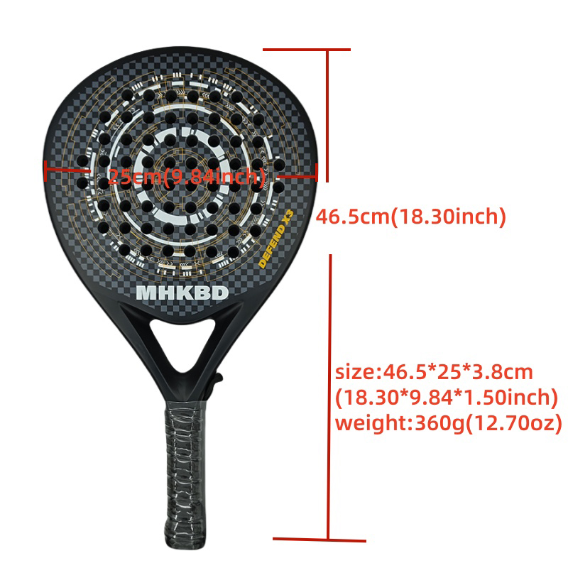 MHKBD Carbon-Faser Padel-Schlä – Padel Racket Carbon Bewertung und Preis