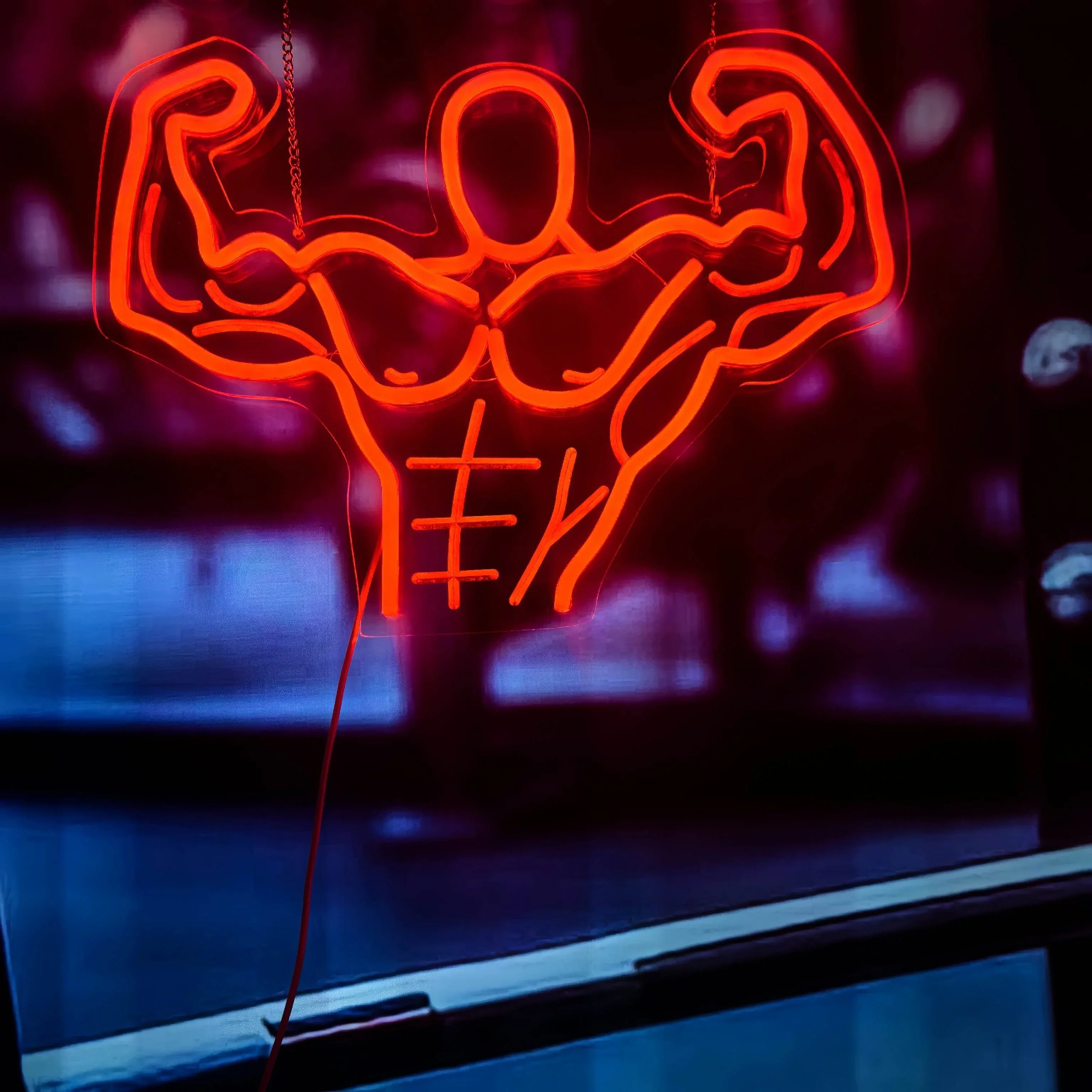 Fitness Warrior LED-Neonschild – Sports Equipment Store Bewertung und Preis