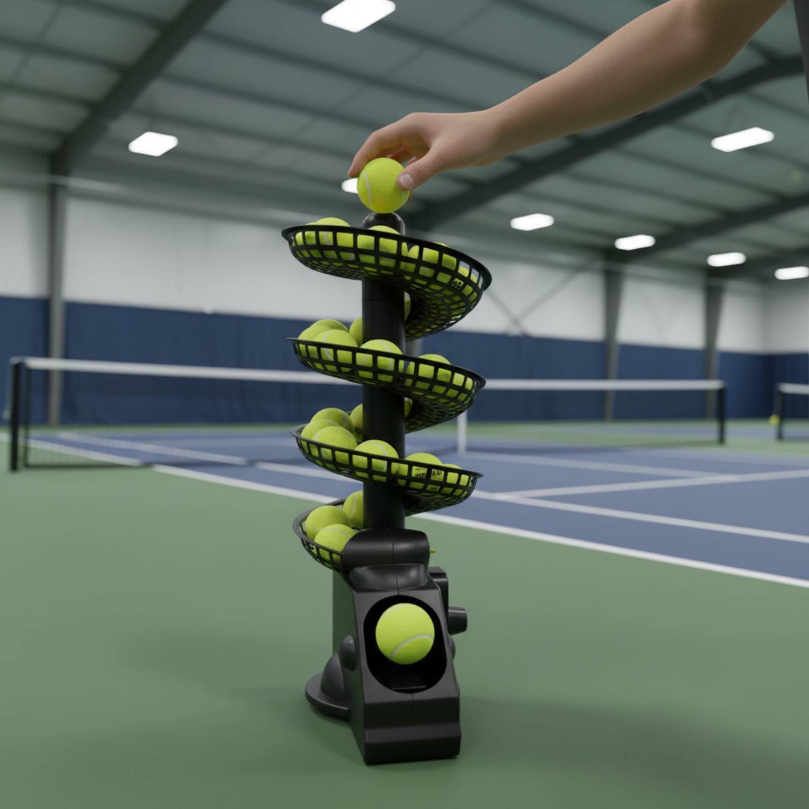 Tragbare Tennisballmaschine mi – Sports Equipment Set Bewertung und Preis